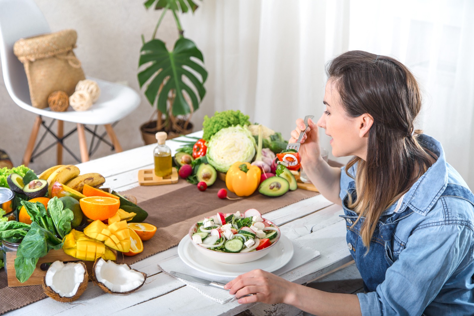 Person building sustainable healthy habits during a weight loss journey