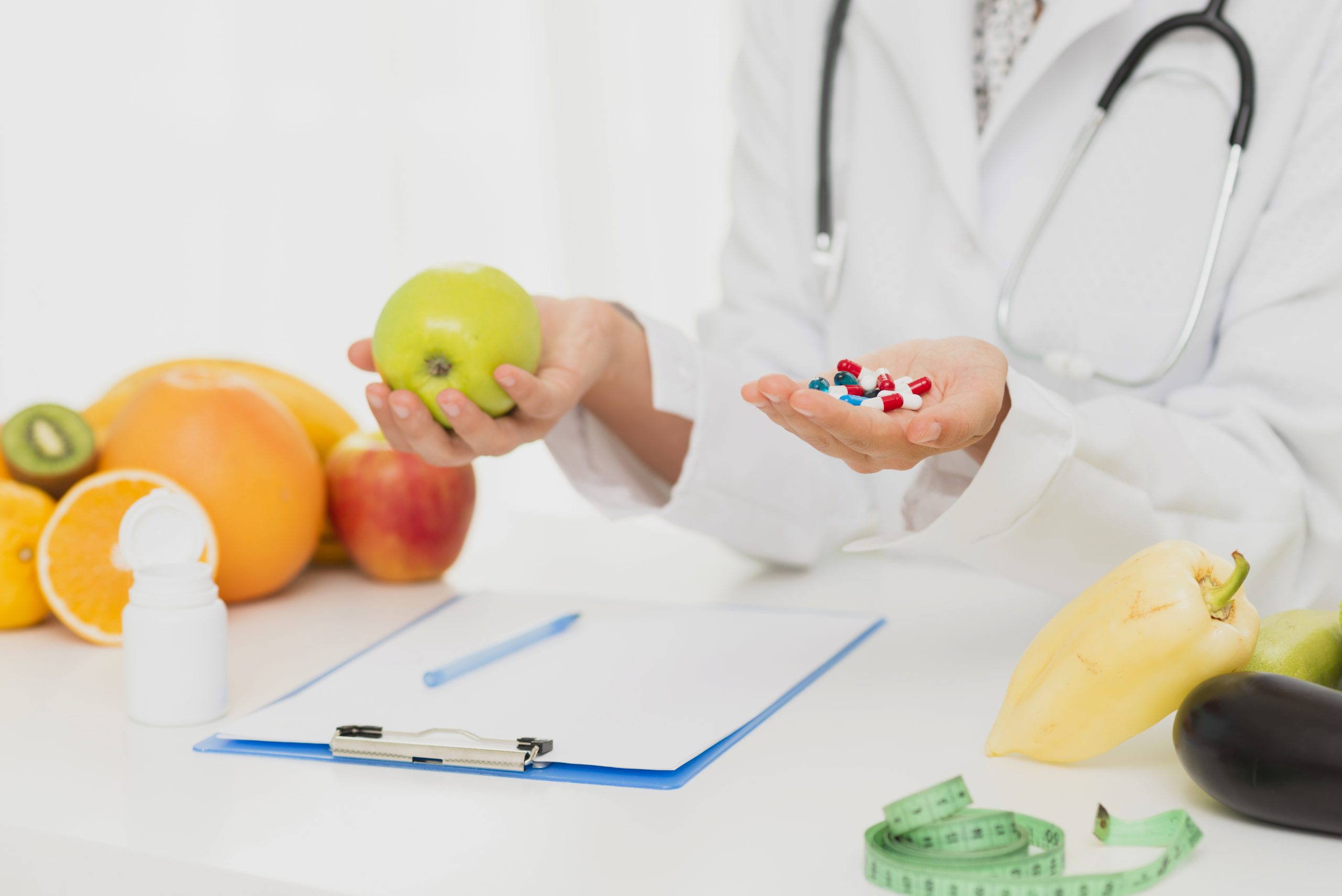 Registered dietitian planning meals to support GLP-1 weight loss medications