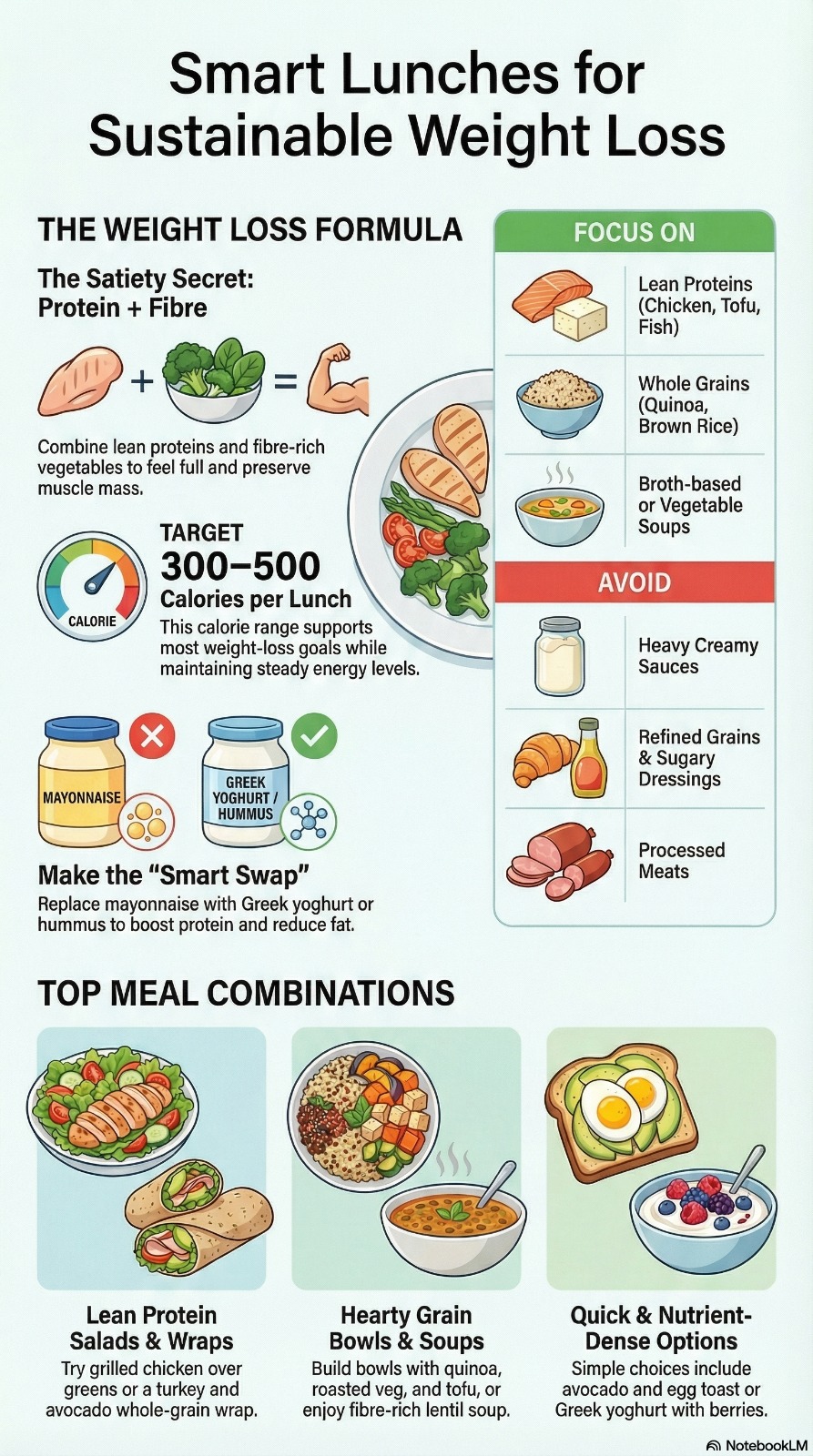 A balanced lunch plate with grilled chicken, greens, and vegetables