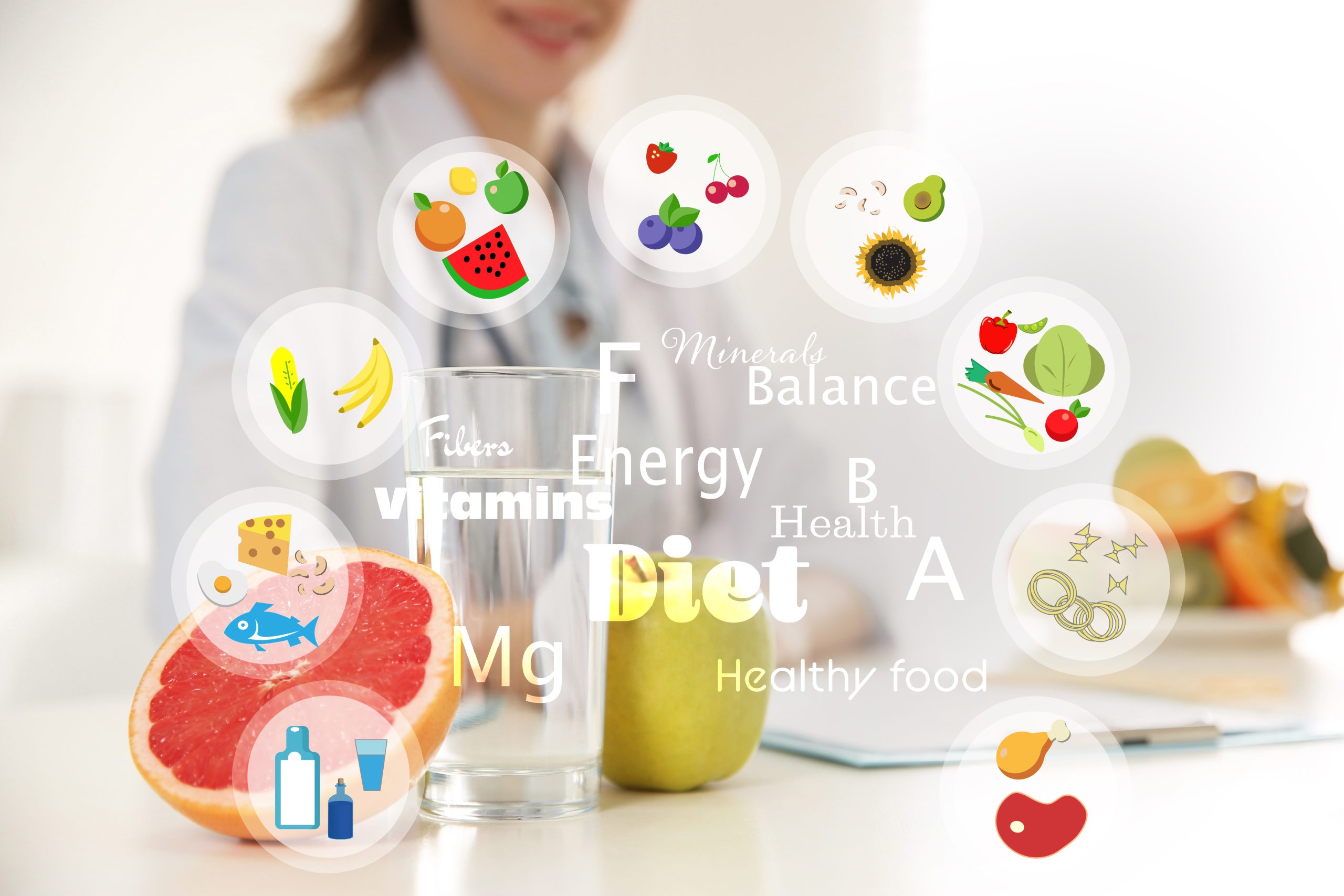 Diagram showing how HCG diet promotes fat burning and muscle preservation